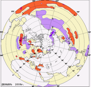 Основные погодно-климатические особенности, 2009